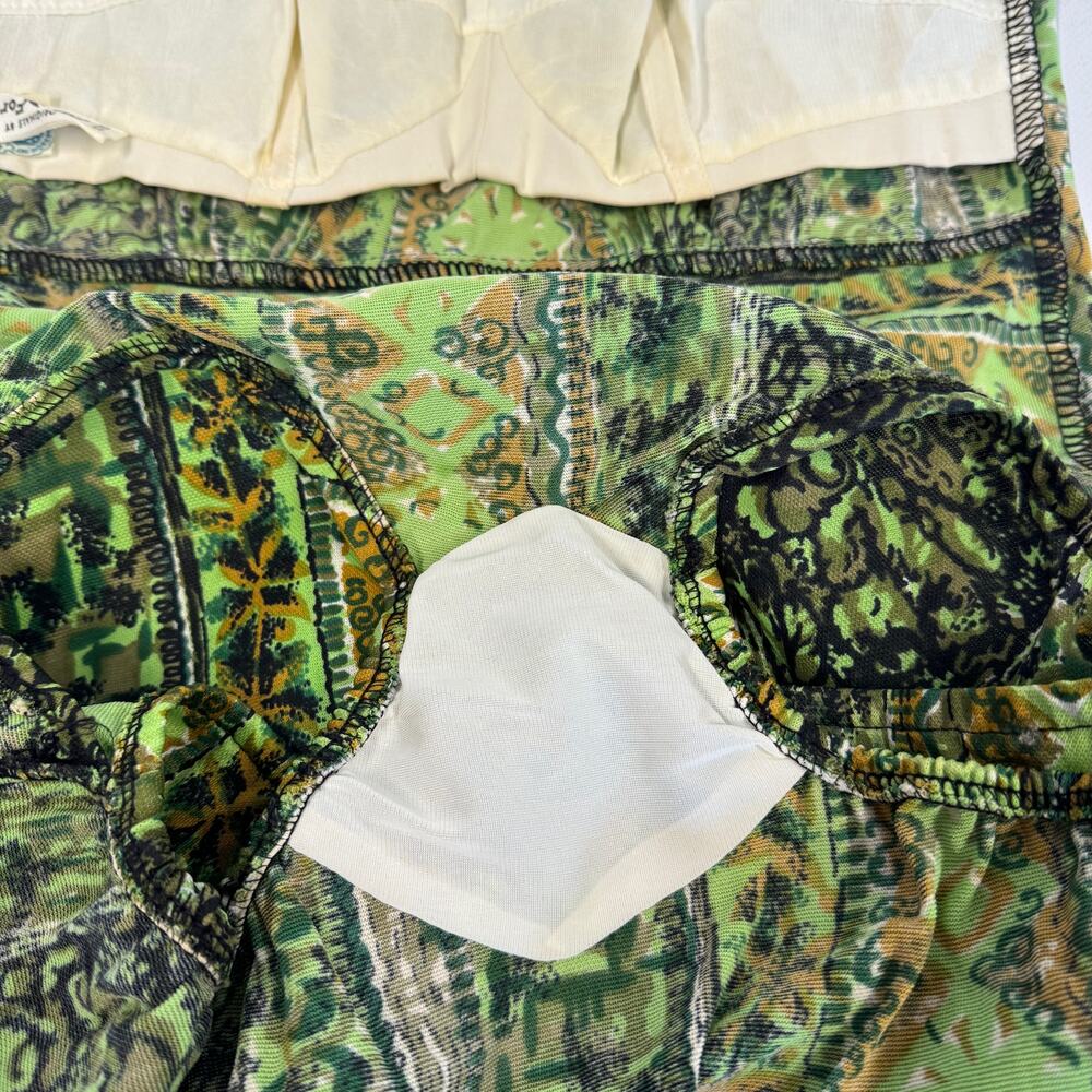 Par Form 1960s Vintage Green Swim Dress Size 12/34 - Picture 9 of 11